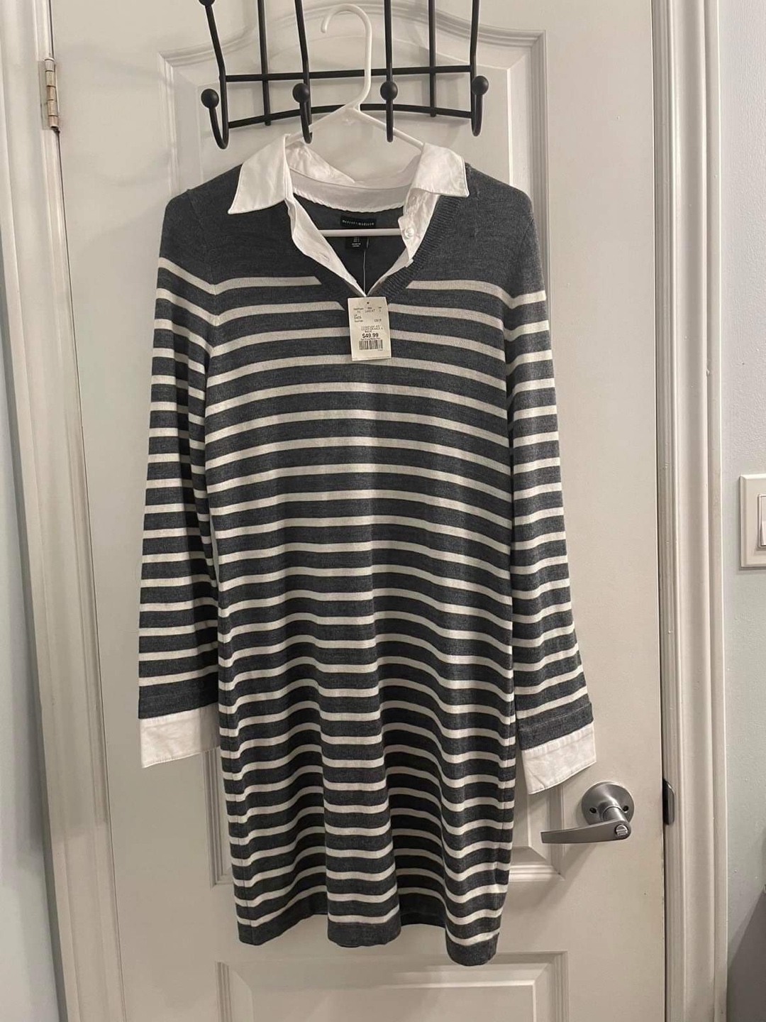 Striped Collar Dress thumbnail