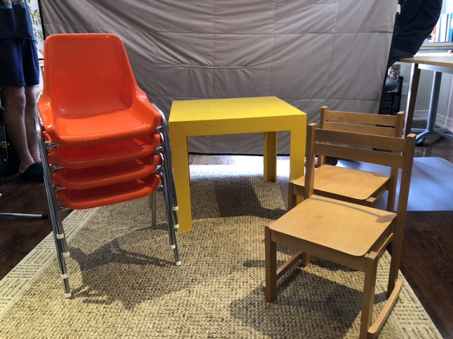 Children’s table and chairs - needs to go