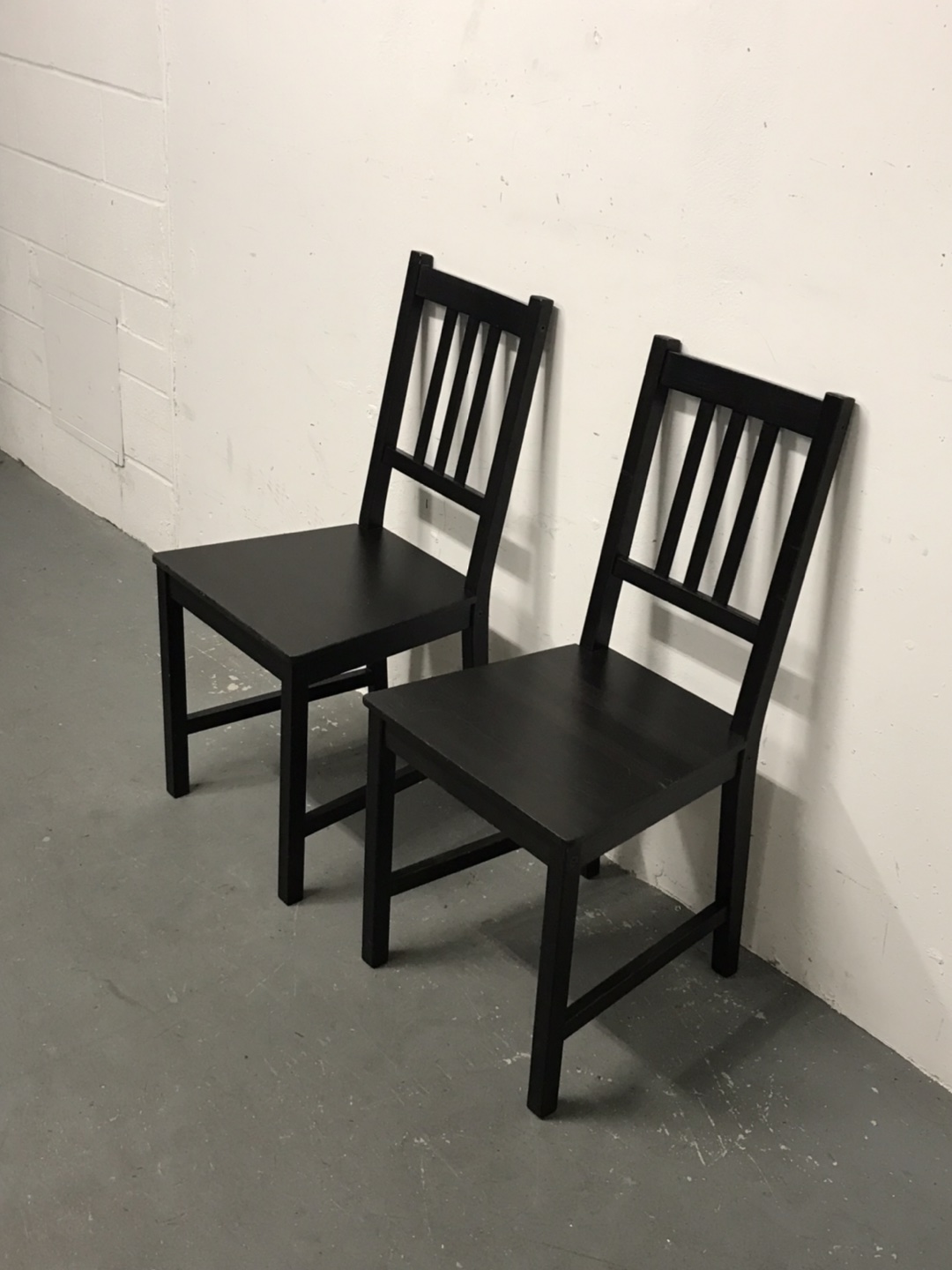 Pair Of IKEA STEFAN Chair Great Condition brown-black - photo 4
