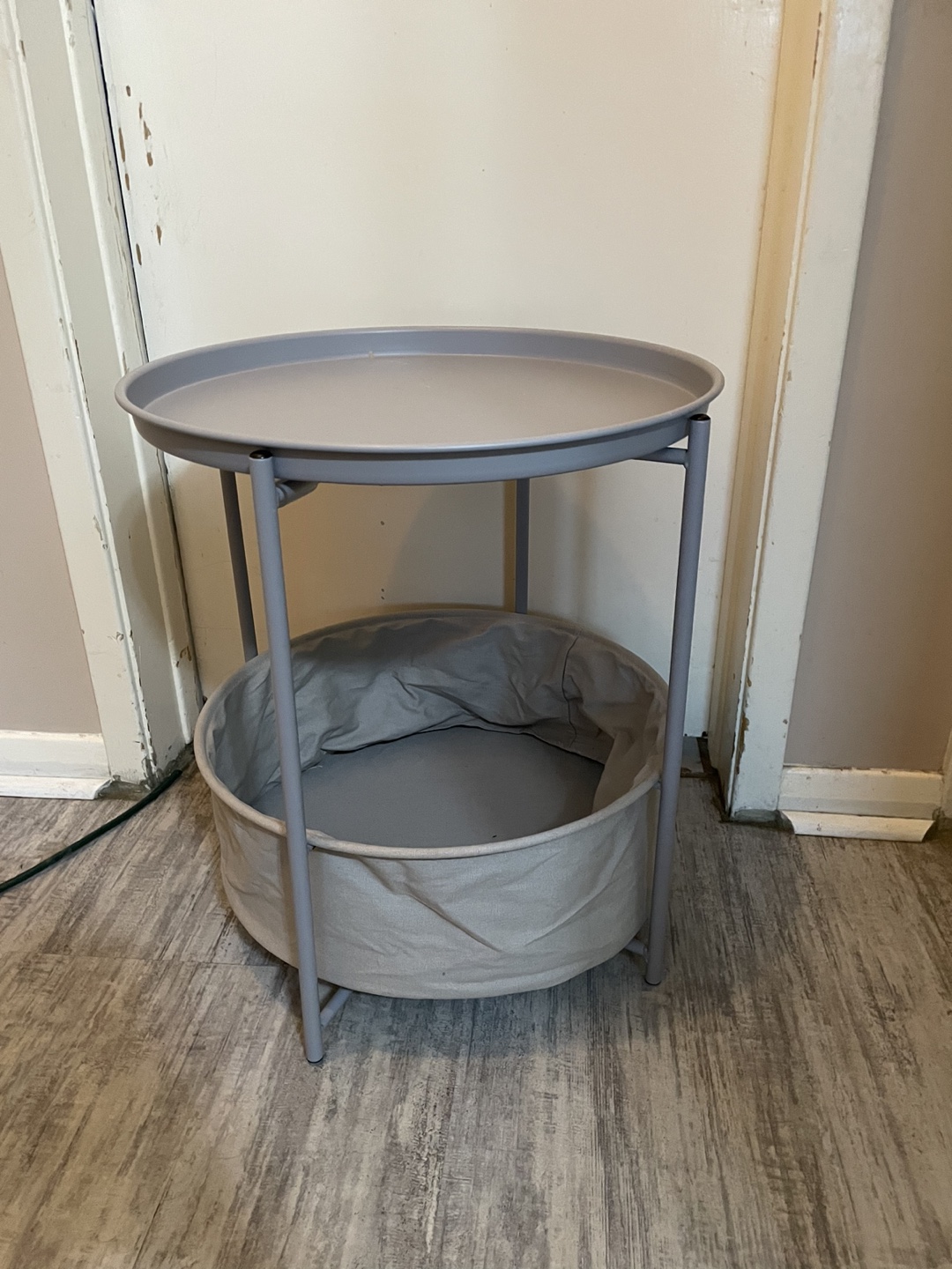 Grey side table thumbnail