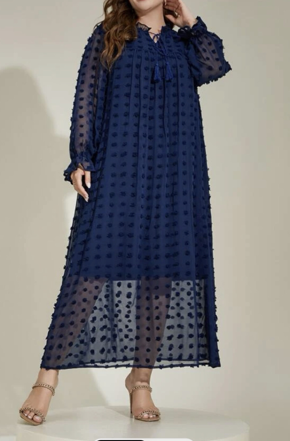 Elegant blue dress