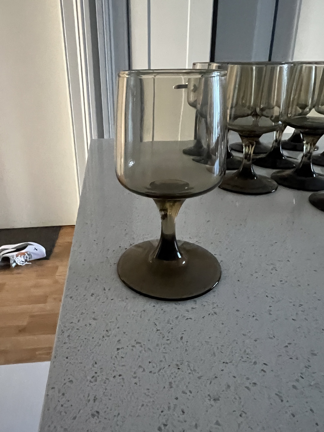 Set of 12 Vintage Wine Glasses