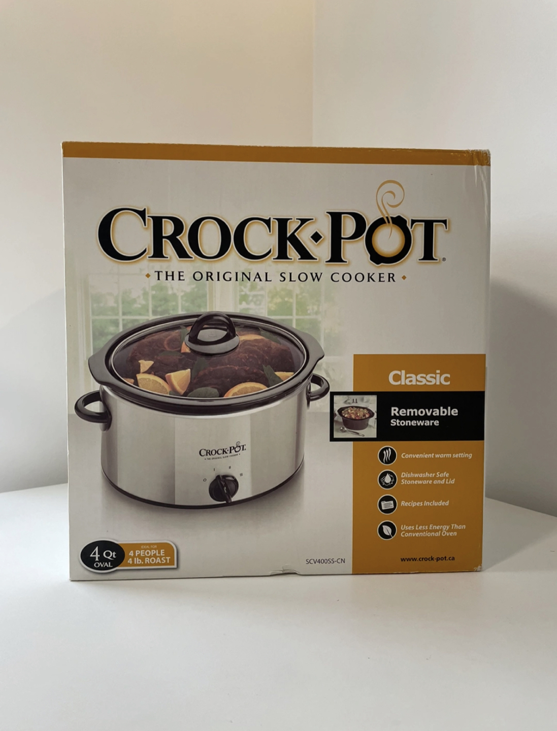 Never Used 4 Quartz Crock Pot/Slow Cooker image indicator(5)