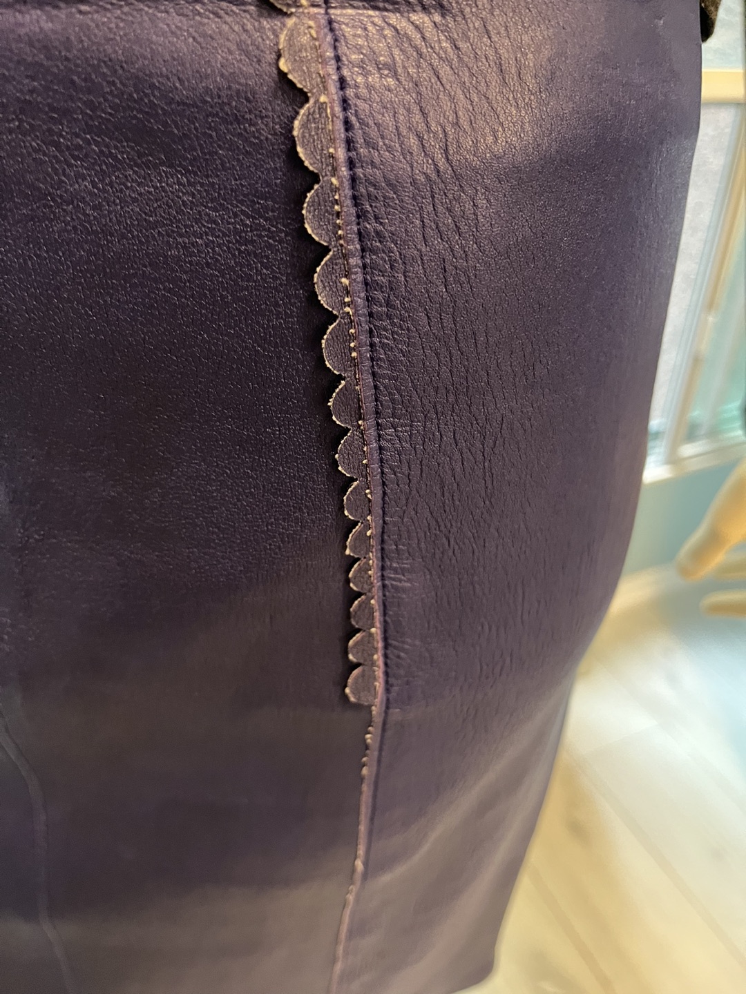 Marc by Marc Jacobs Lamb Leather Skirt image indicator(3)