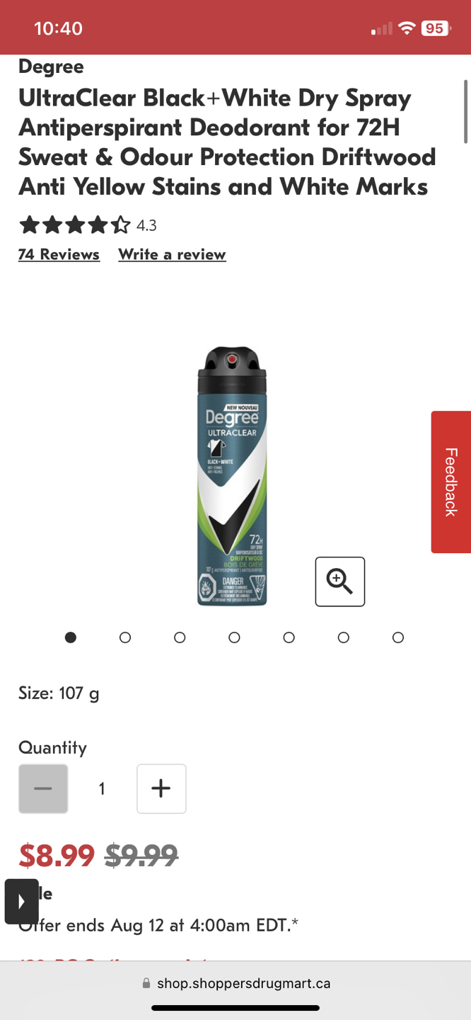 FULL SIZE Spray Deodorants/ Deluxe Samples image indicator(5)