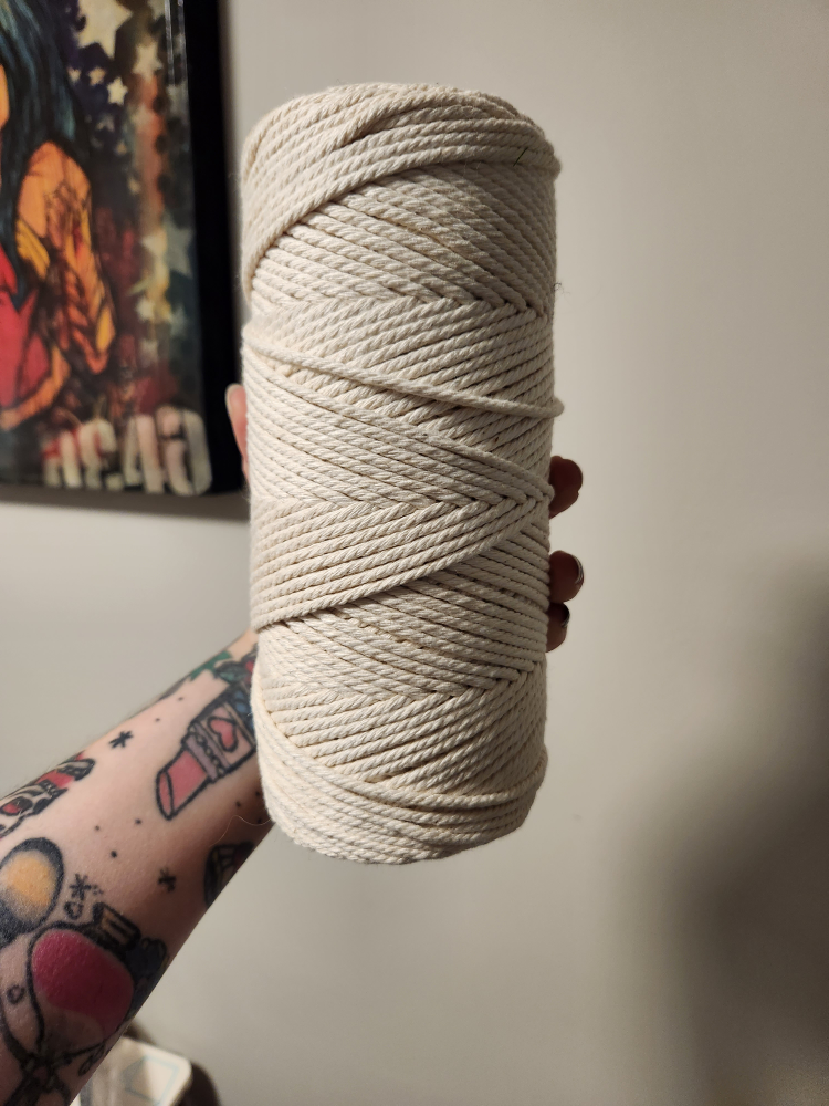 3mm Macrame Natural Cotton thumbnail