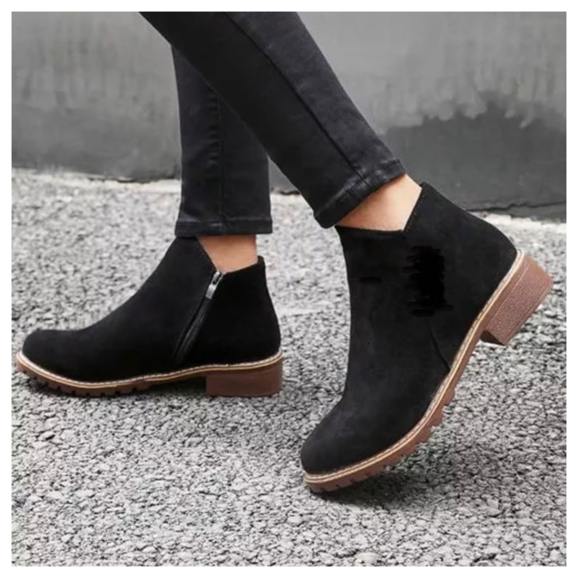 #Freecycle Black Ankle Boots thumbnail