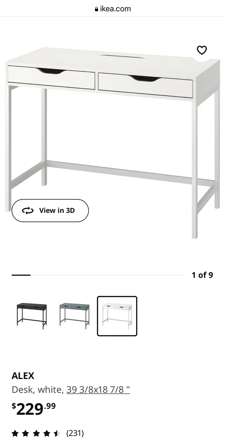 Ikea ALEX desk - photo 3