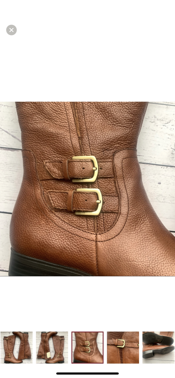 NATURALIZER Johanna Wide Calf Riding Boots size 8.5 image indicator(3)
