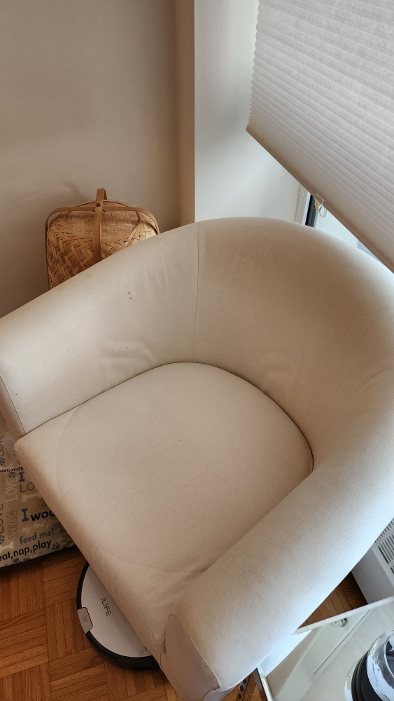 Two Ikea living room chairs