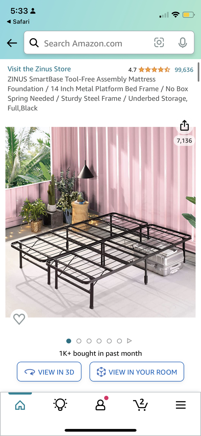 Full size bed frame thumbnail