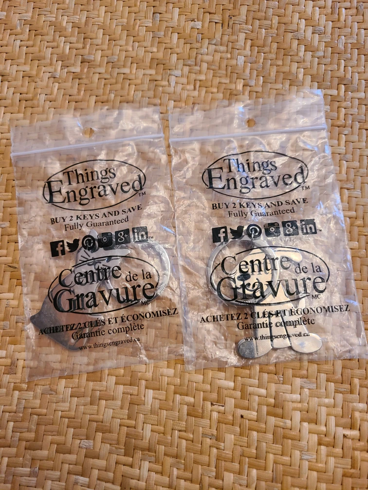 Things Engraved Cat & Dog keychains | NEW $10 for both image indicator(5)