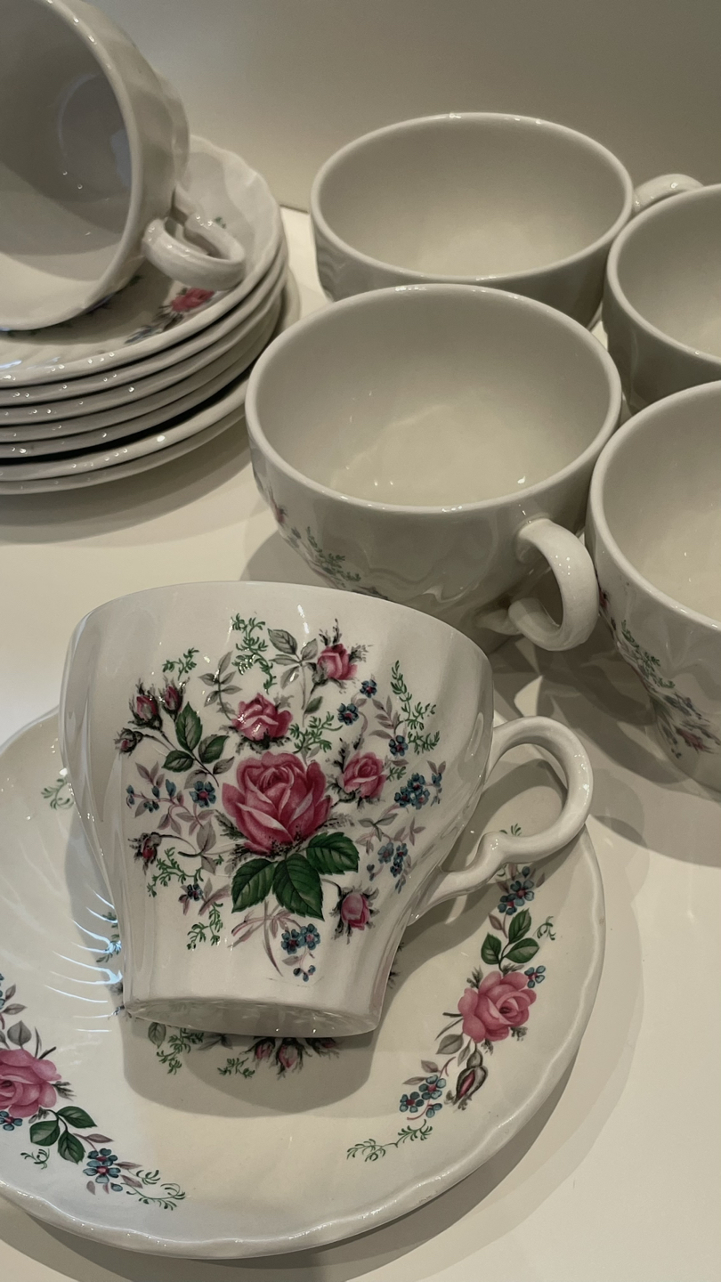 Set of 8 Tea Glasses with Coasters - photo 2