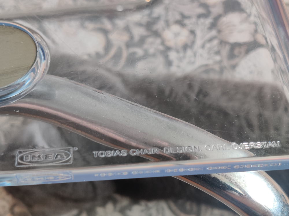 Clear Ikea "Tobias" chair image indicator(5)