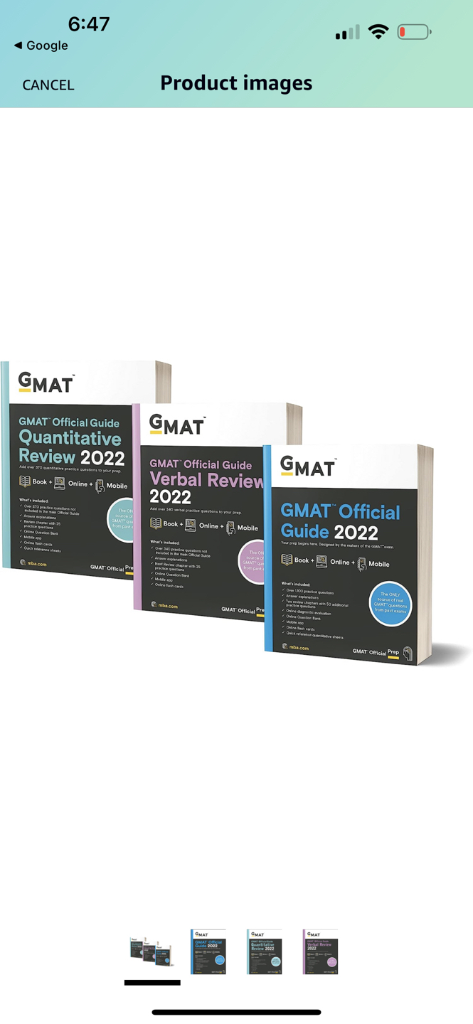 GMAT Official Guide 2022 thumbnail