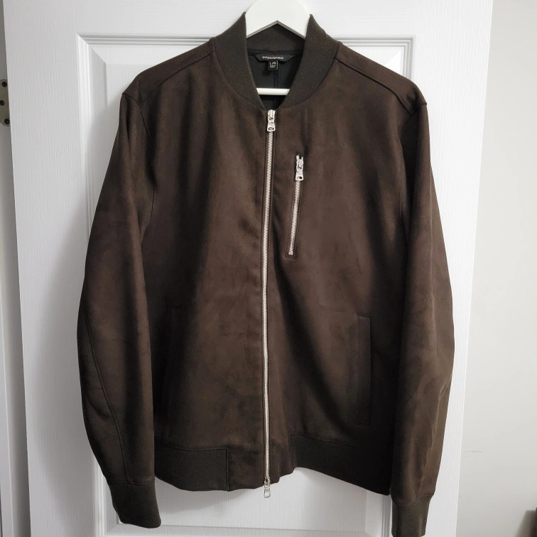 Banana republic faux suede 2025 jacket
