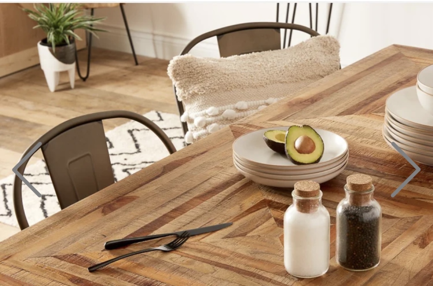 Structube Zak Recycled Teak Dining Table - photo 3