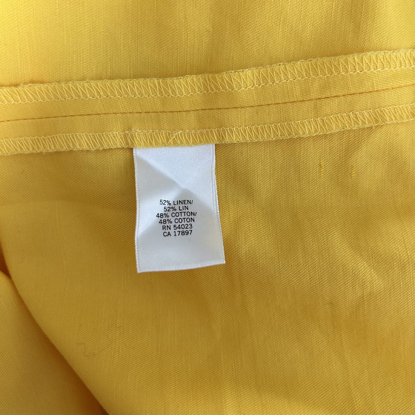Banana Republic yellow linen skirt 4 image indicator(4)