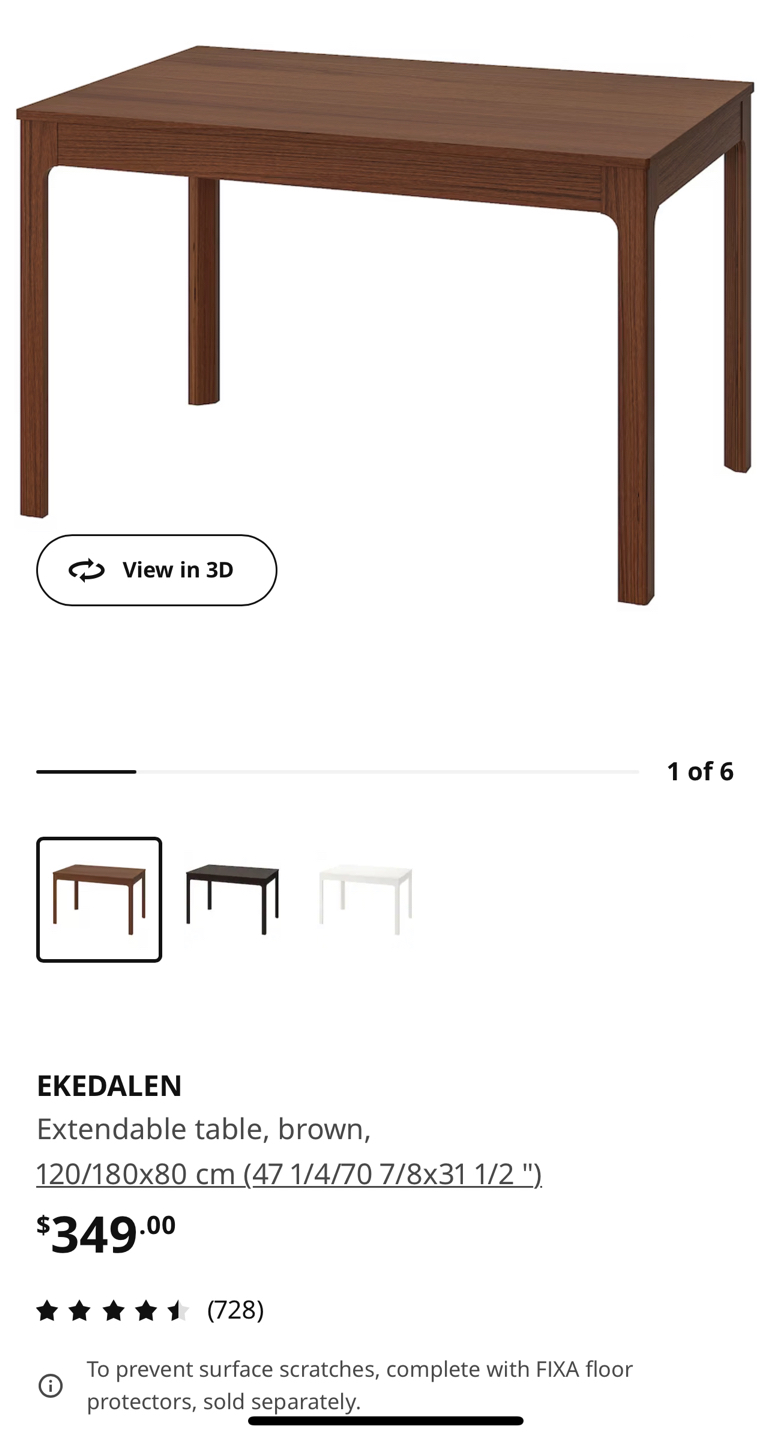 Ekedalen dining table - photo 3