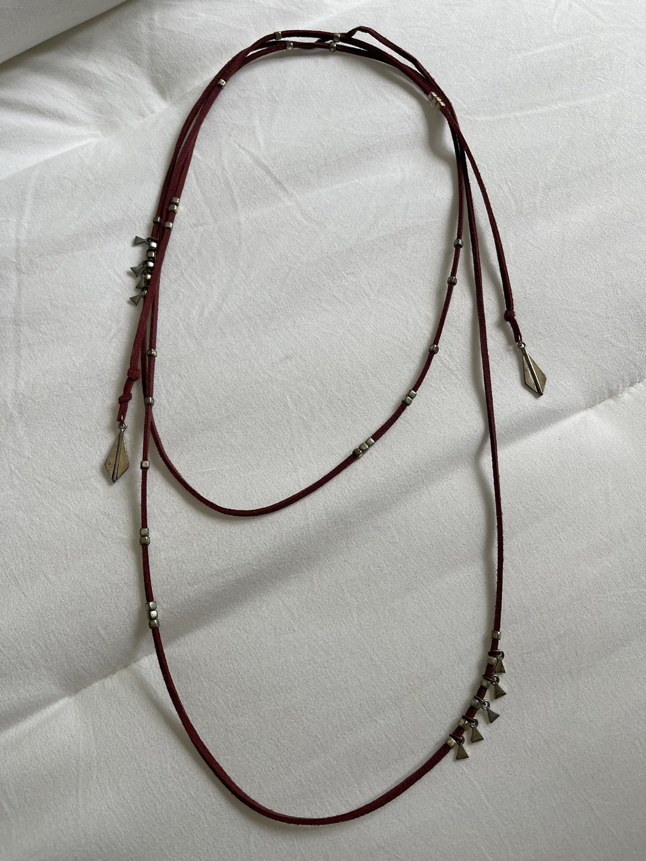 Ladies leather choker fashion jewellery image indicator(2)