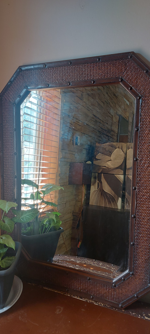 Antique style console table with mirror - photo 2