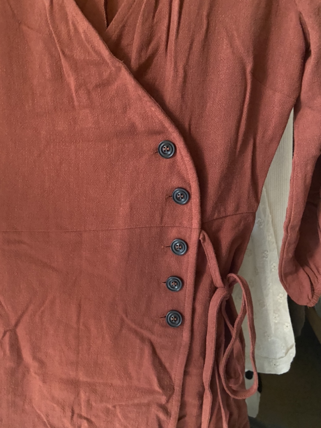 New linen/cotton tie dress image indicator(4)