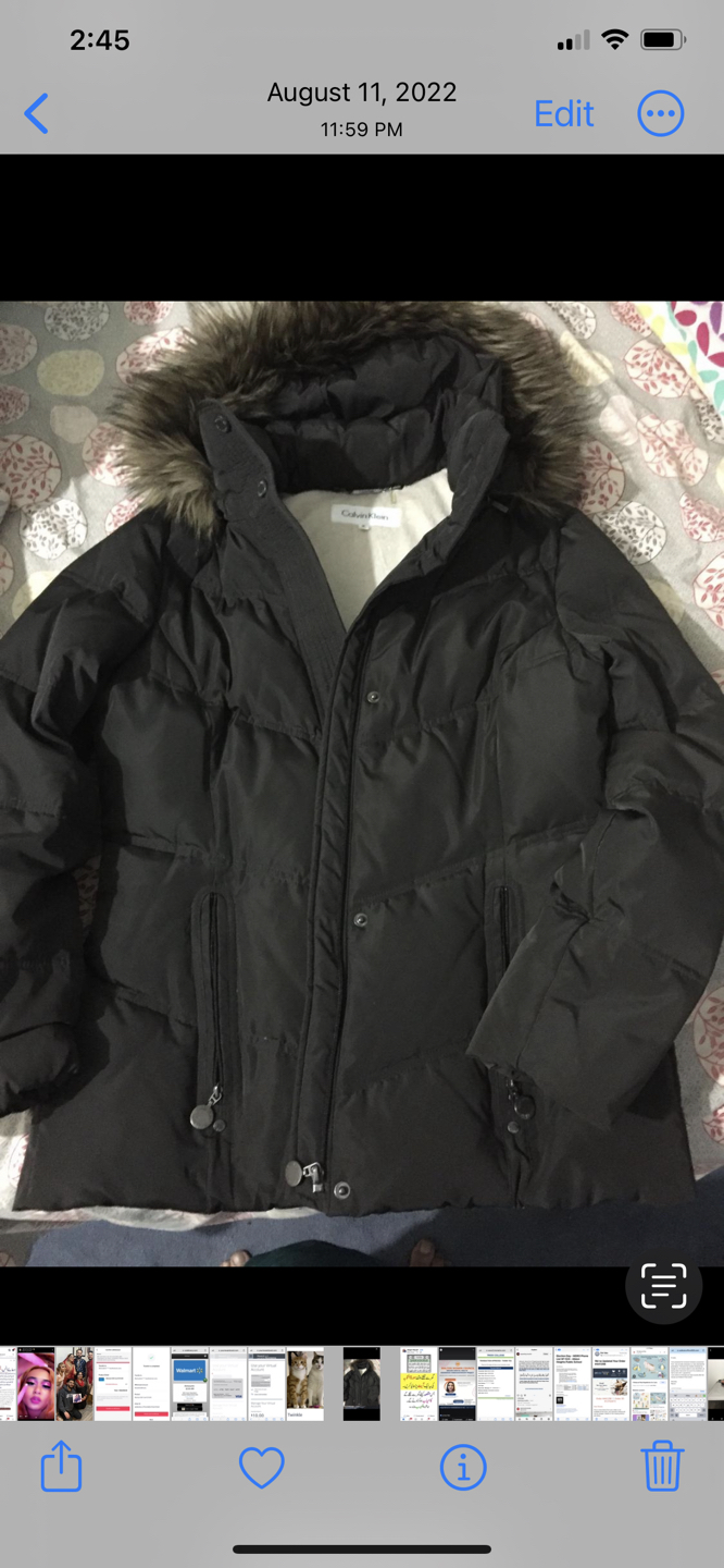 New Calvin Klein winter jacket