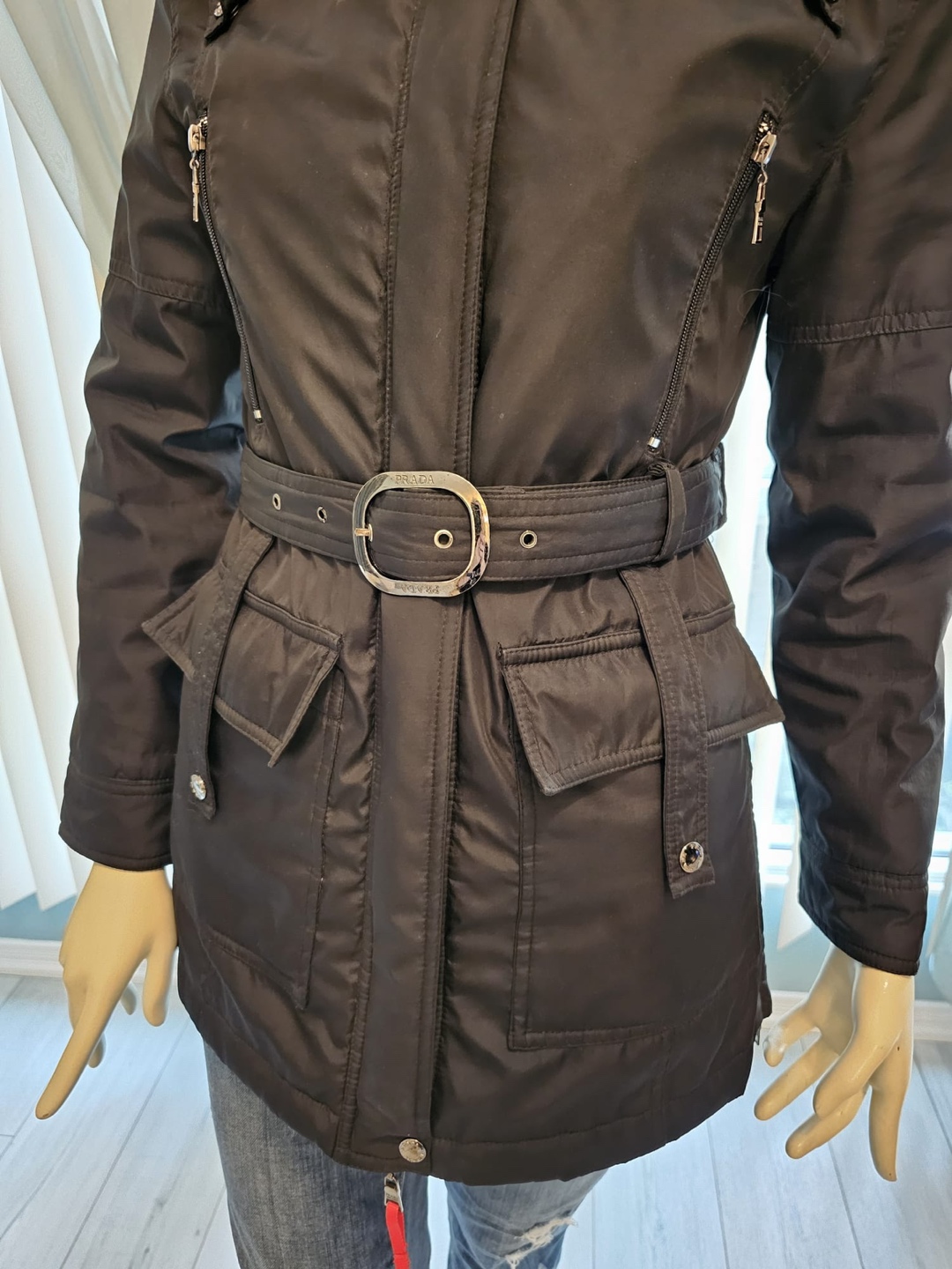 Prada Coat Black - Small image indicator(4)