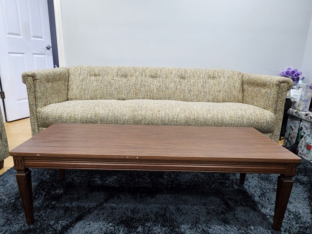 sofa / couch with love seat and coffee table for sale thumbnail