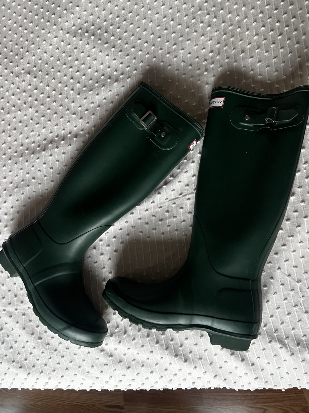 Hunter tall rain boots