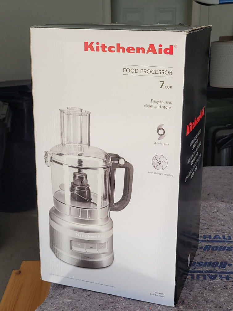 KitchenAid 7 Cup Food Processor (Silver Colour)
