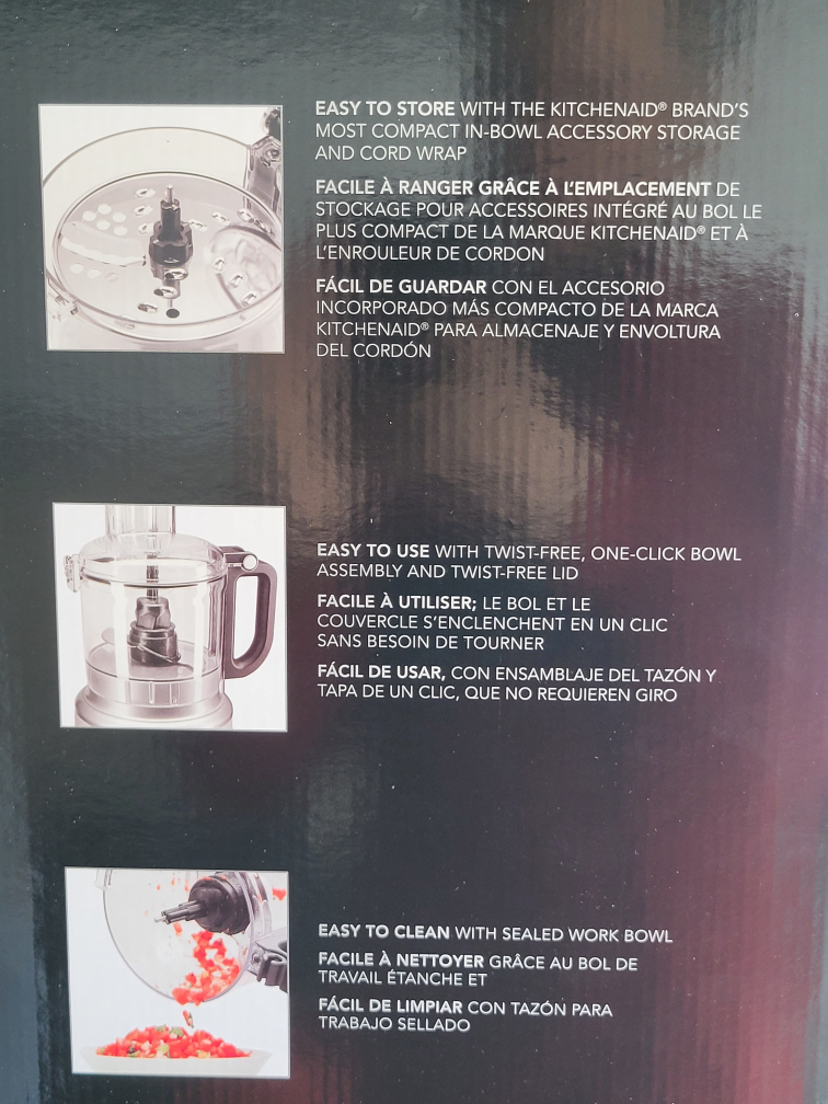 KitchenAid 7 Cup Food Processor (Silver Colour) - photo 4