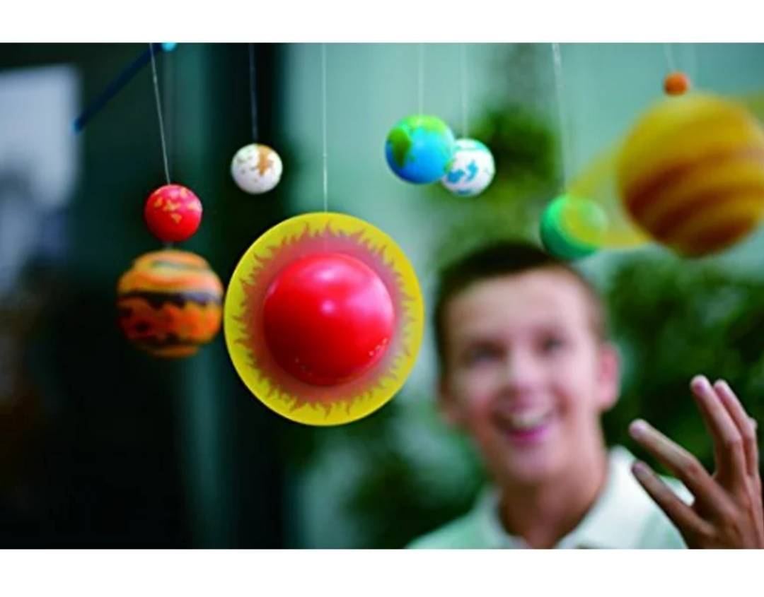 4M 3D Glow-in-the-Dark Solar System Model Making Science Kit - photo 5
