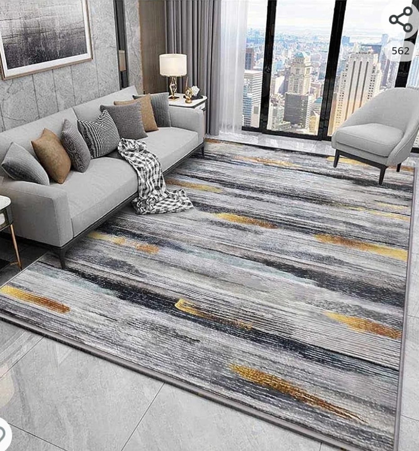 200cm by 300 cm Centre Area rug for Living room thumbnail