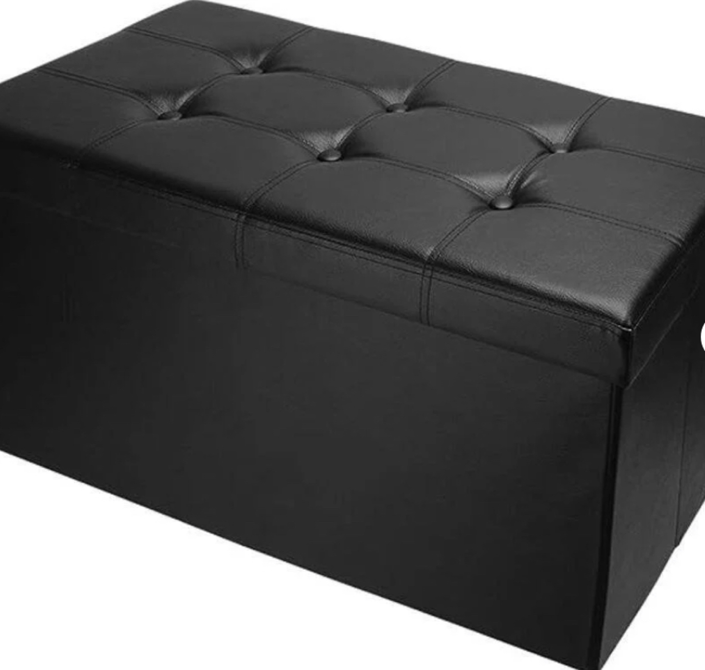 Folding storage ottoman