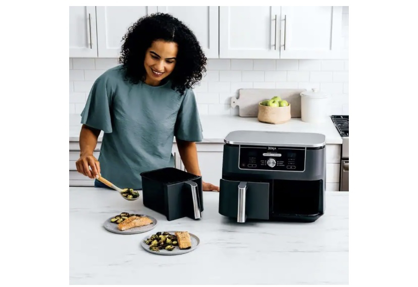 Ninja, 6-in-1 Air Fryer w/ 2 Baskets, Black, 9.5L - photo 3