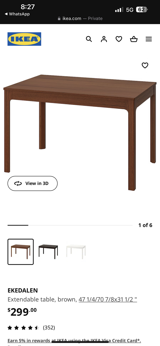 Ekedalen dining table - photo 4