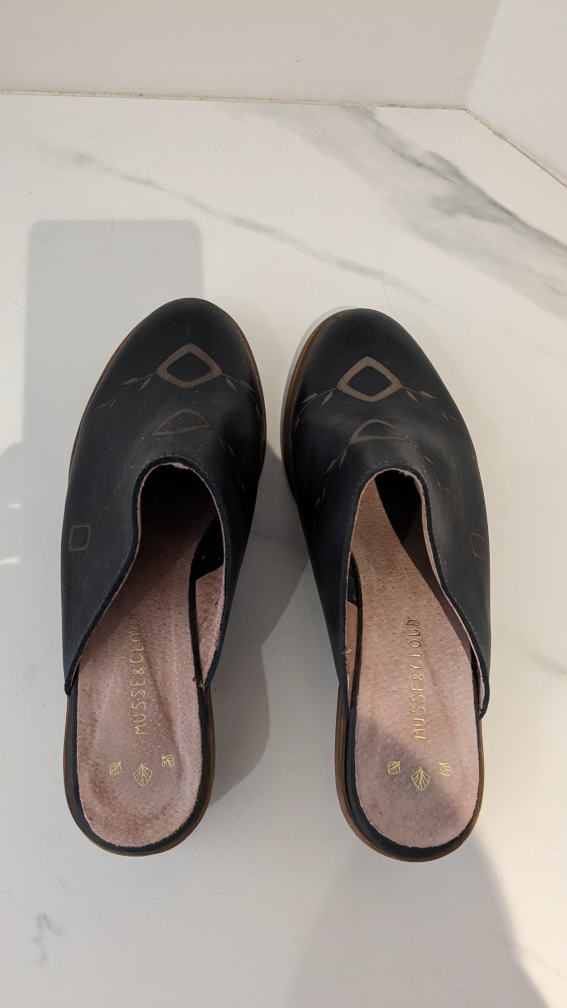Black mule shoes size 39 - photo 4