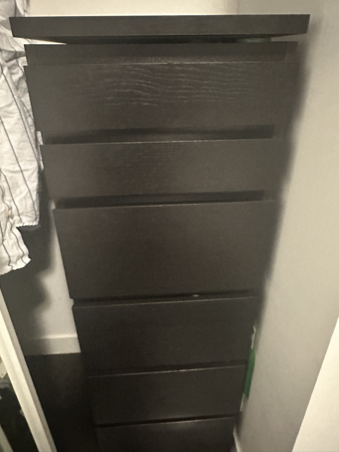 Tall Dresser / Chest of Drawers with Mirror & Jewelry storage