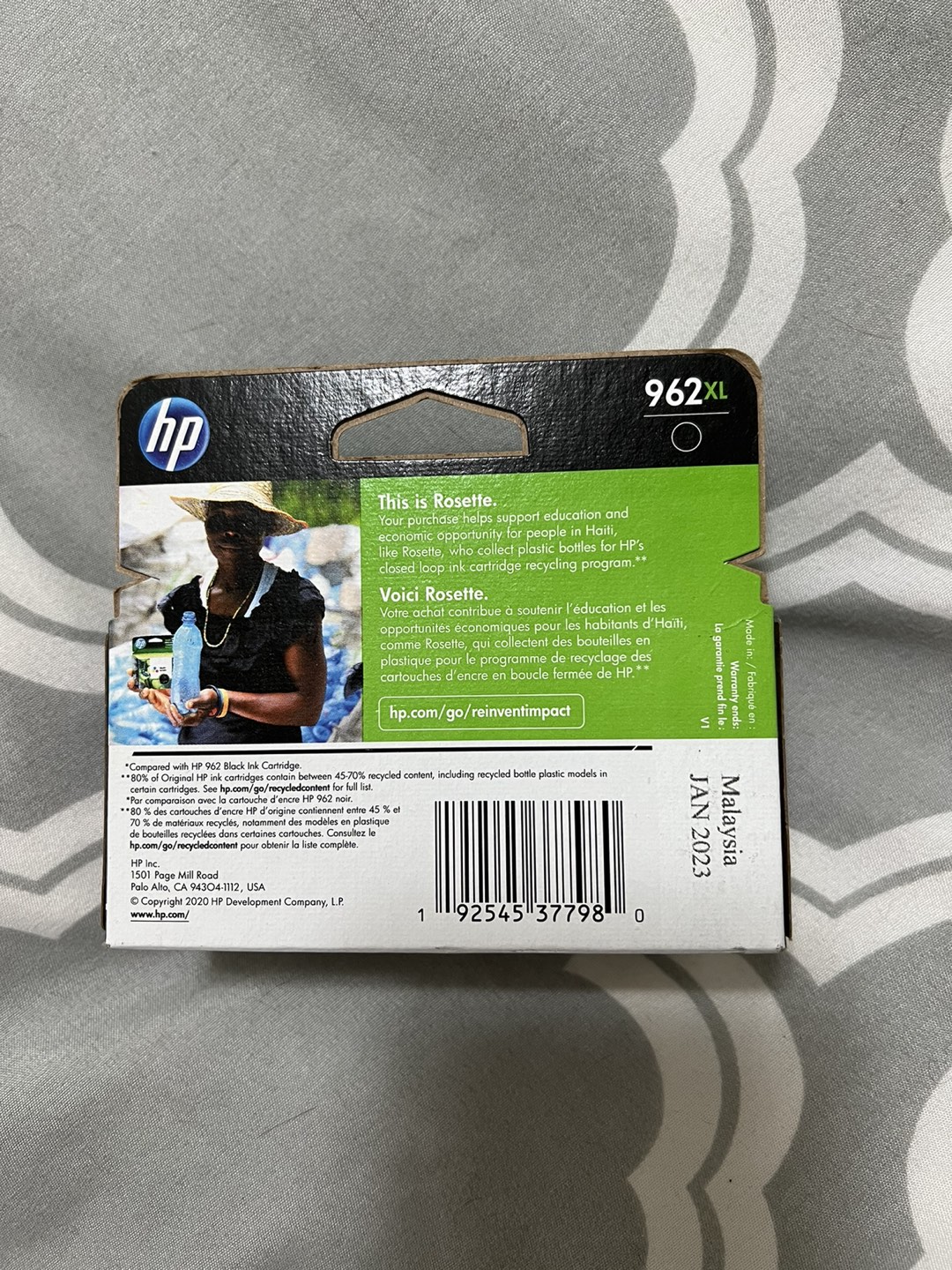 HP 962XL Black Ink image indicator(2)