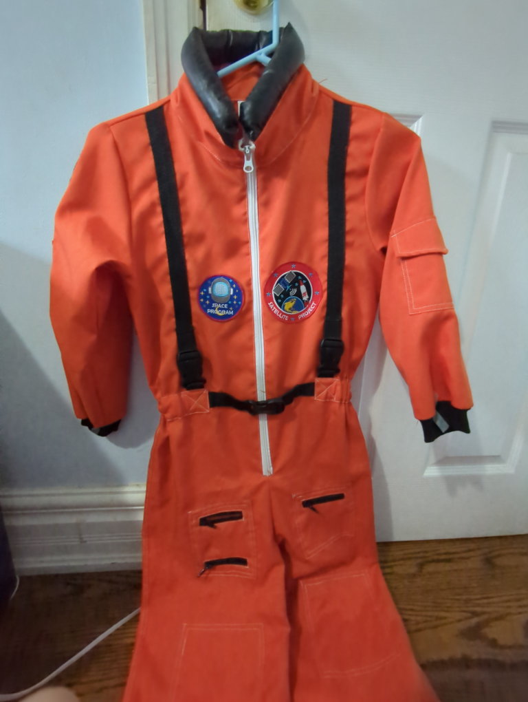 #freecycle orange astronaut Halloween costume