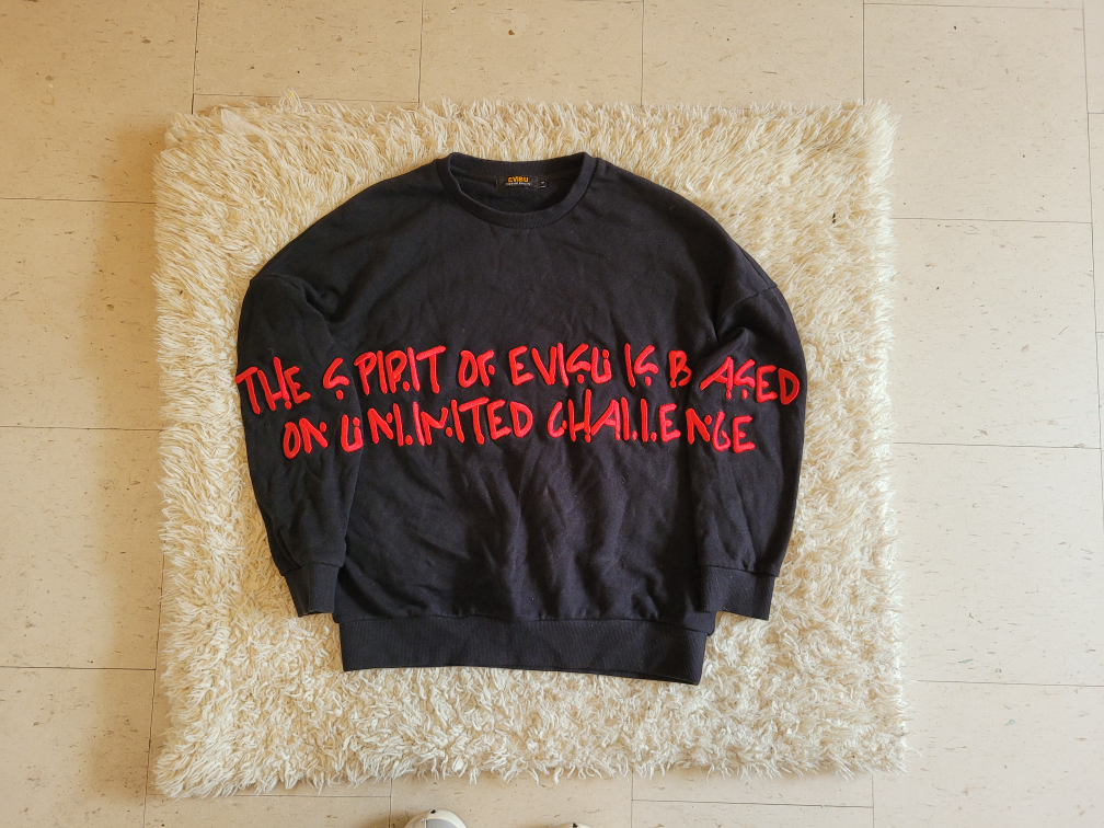 Evisu embroidered sweatshirt