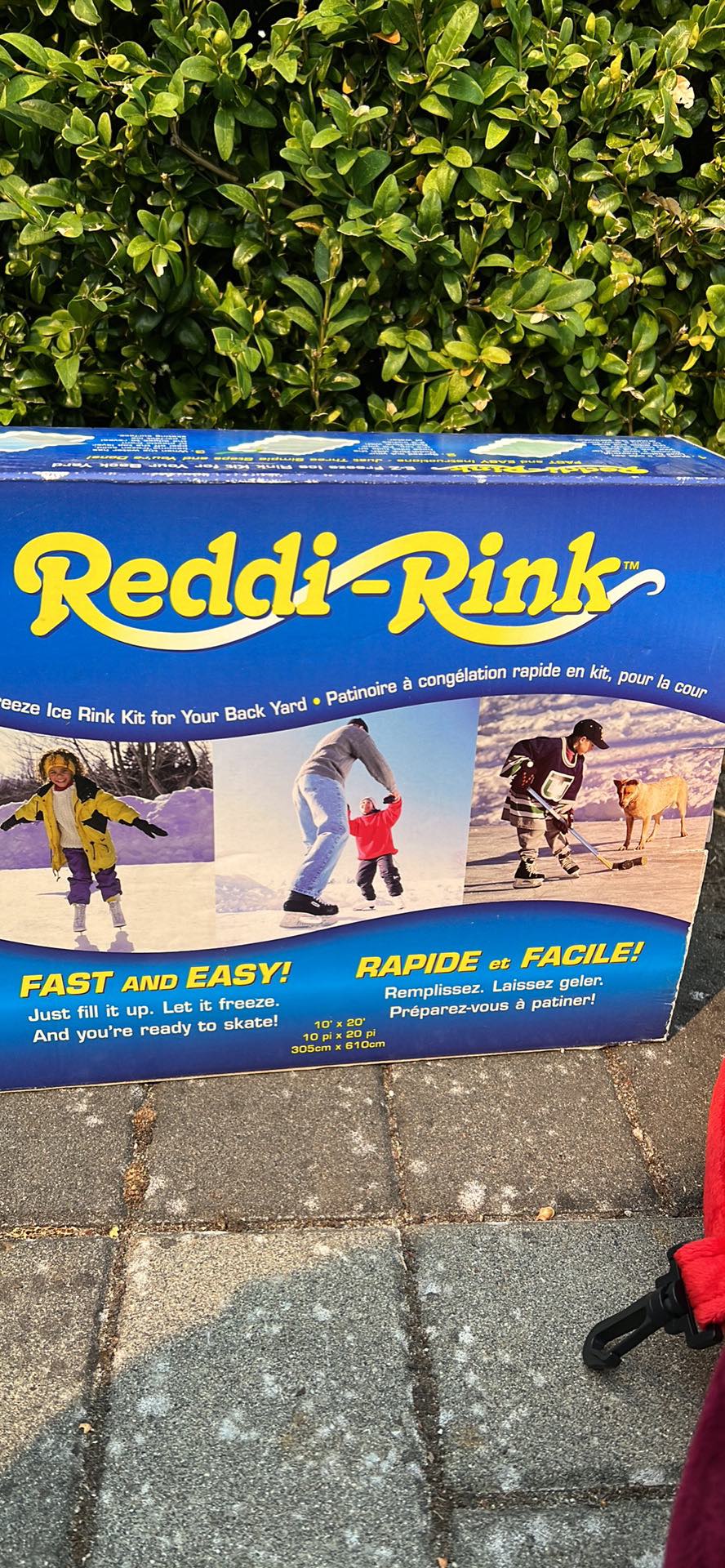 Reddi Rink backyard ice rink