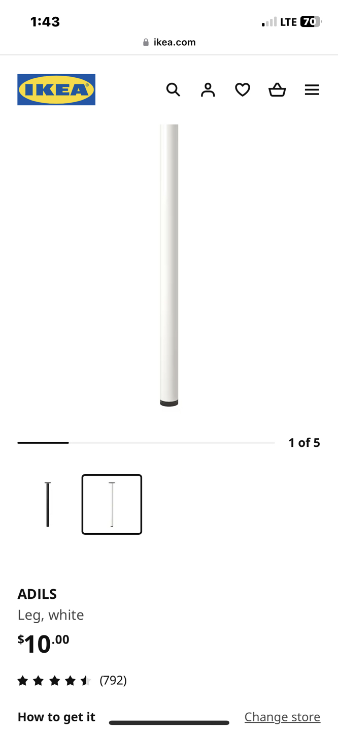 Ikea desk Linnmon - photo 5