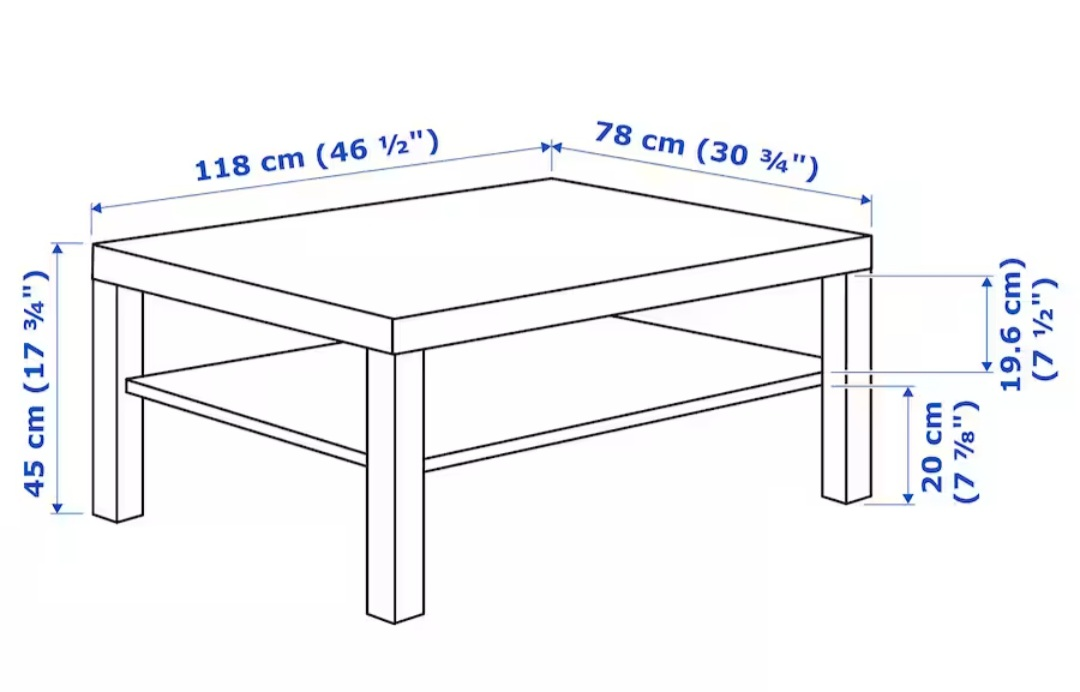 Coffee table  black-brown (Moving Sale) - photo 3