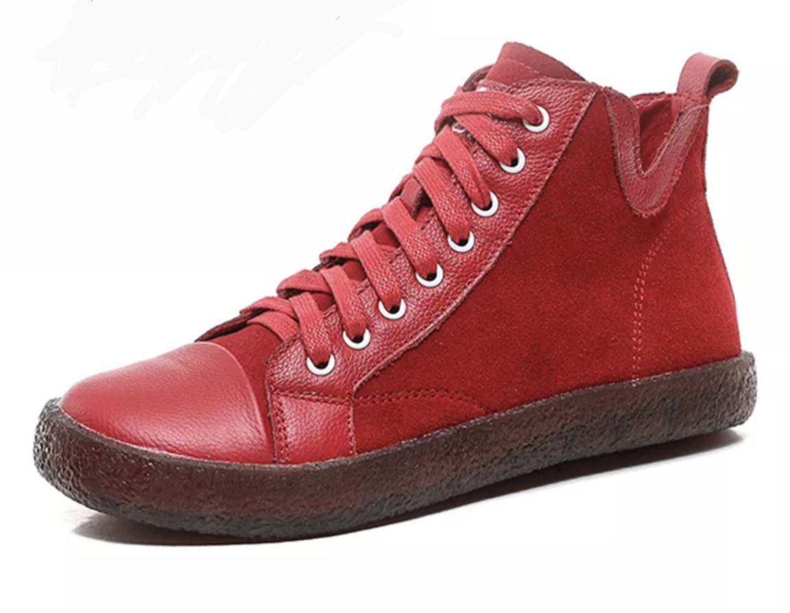 Women's shoes - genuine leather - brand new- size 8-9