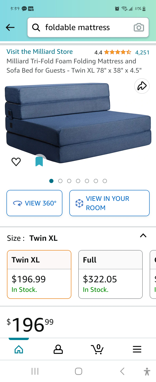 Foldable Sofa Bed Mattress