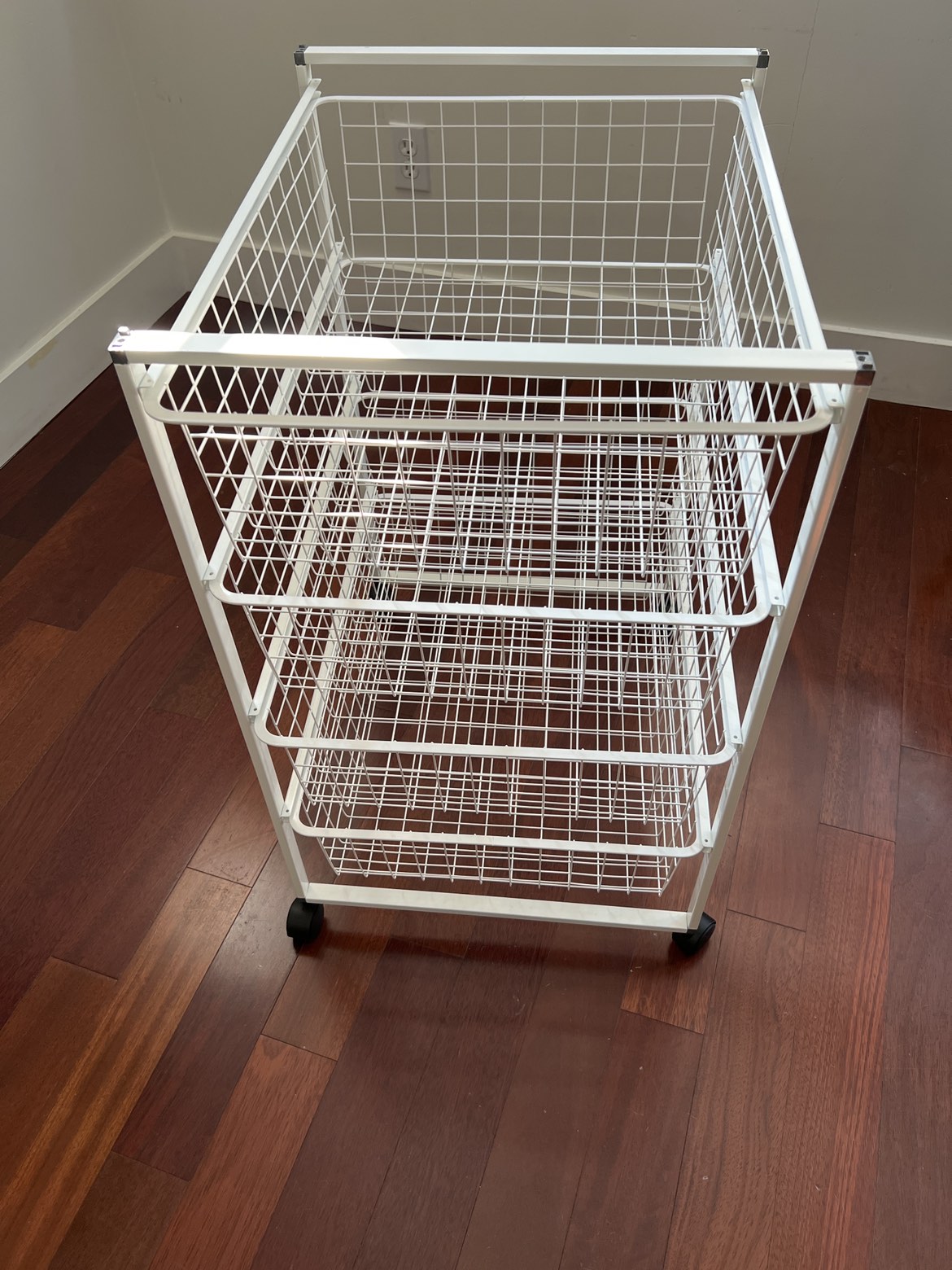 IKEA- white shelf/ drawer