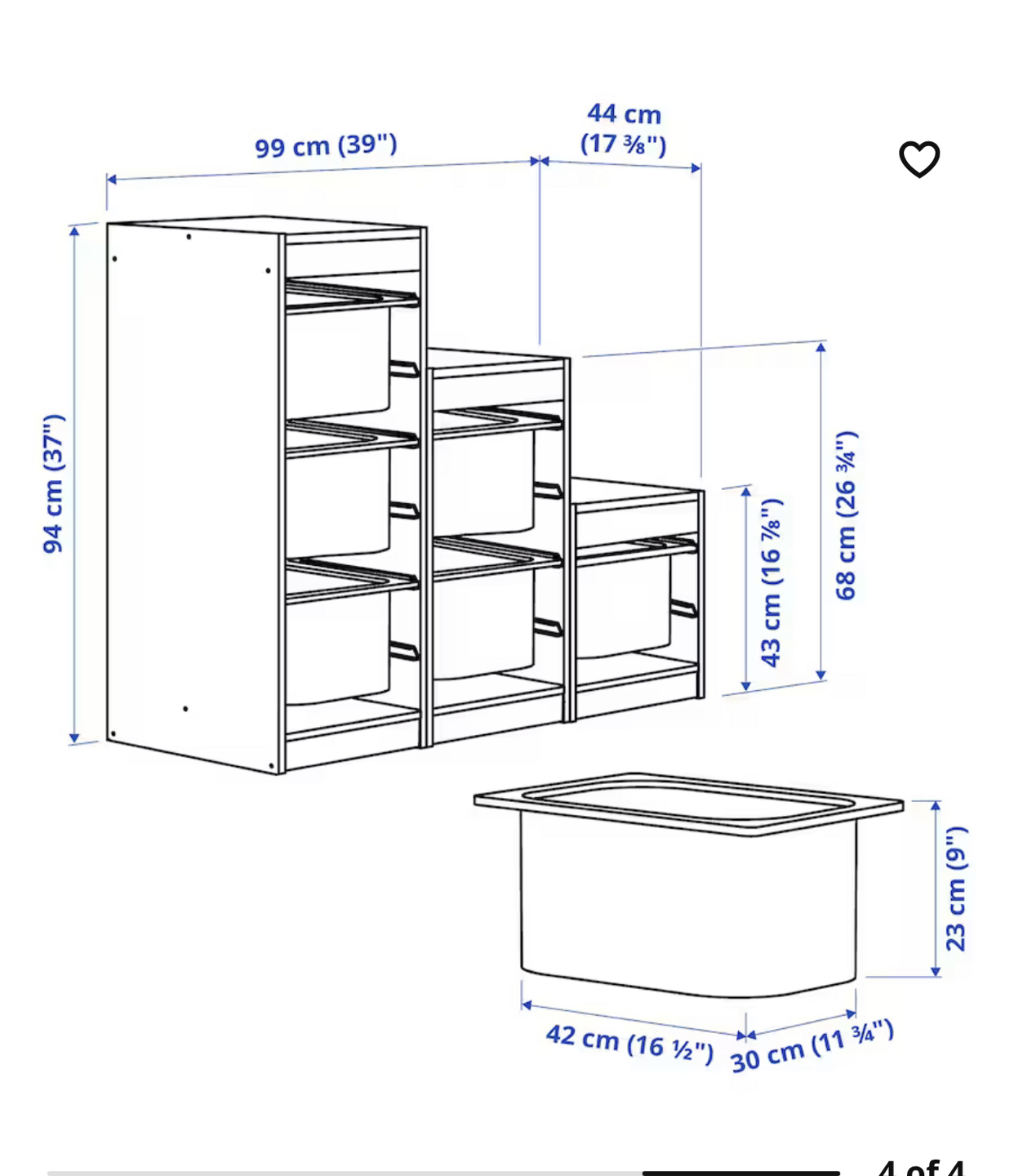 IKEA TROFAST Storage image indicator(6)