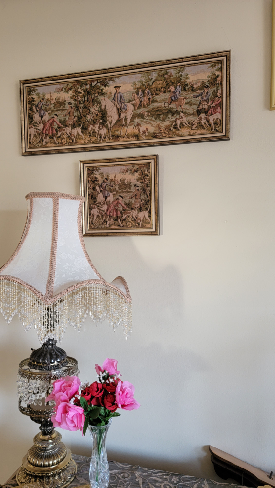 Aubusson Tapestry Set Hunting Scene - photo 2